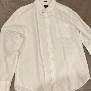 NWT J Crew white Oxford. XL Slim fit.